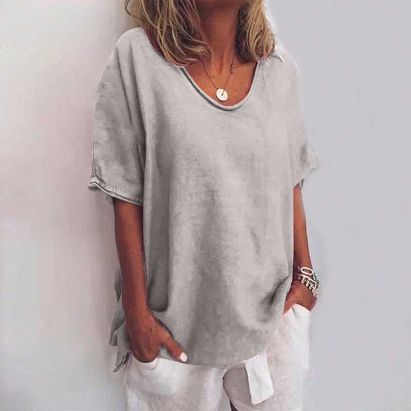 QUINA EN VERSATIELE LINEN BLOUSE